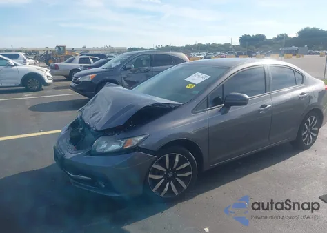 2014 Honda Civic Ex-L z USA, uszkodzony, nr VIN 19XFB2F91EE055691